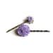 Purple Hair Pins, Hair Pins, Flower Hair Pins, Bridesmaid gift,