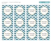Monkey "Go bananas" Favor Tags, Thank Yous, DIY Printable