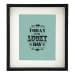 8x10" Typographic Print "Today is my Lucky Day"