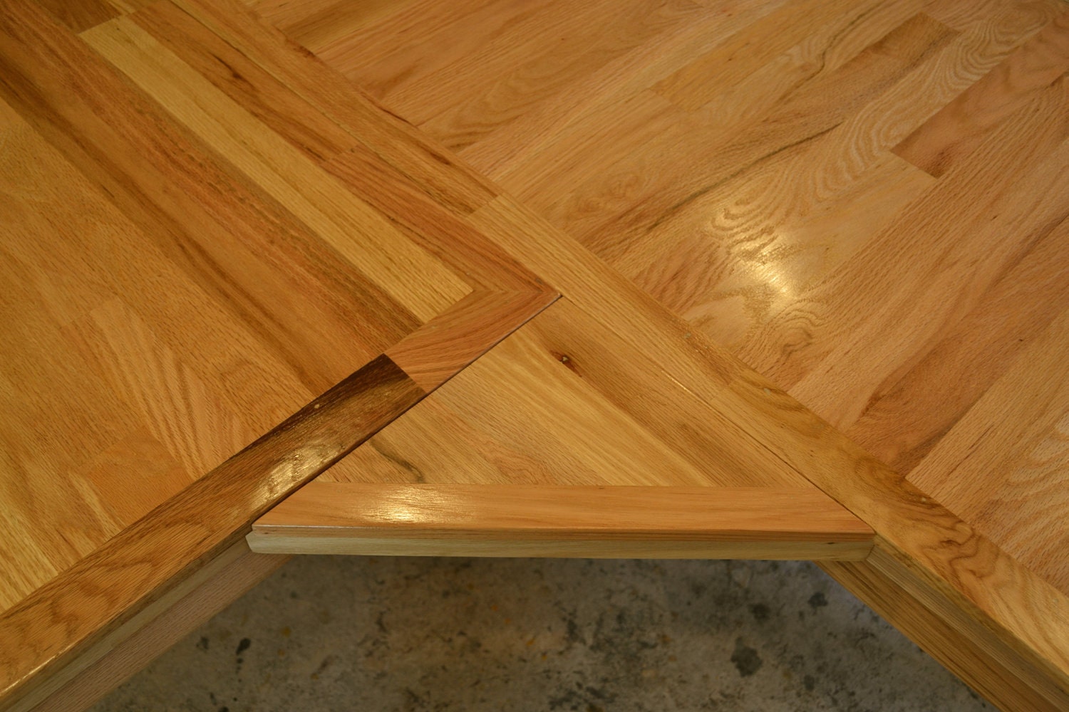 Desk - L-Shaped Office Spread- Reclaimed Old Oak