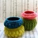 Coral carnival bangles