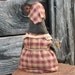 Primitive, Crow Doll,Nest,Baby Crows - Shelf Sitter, tuck  - For Hutch, Cupboard, or Mantel