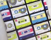 Mix Tape eReader or iPad Case - Fits Kindles and Nooks, Zippered Closure