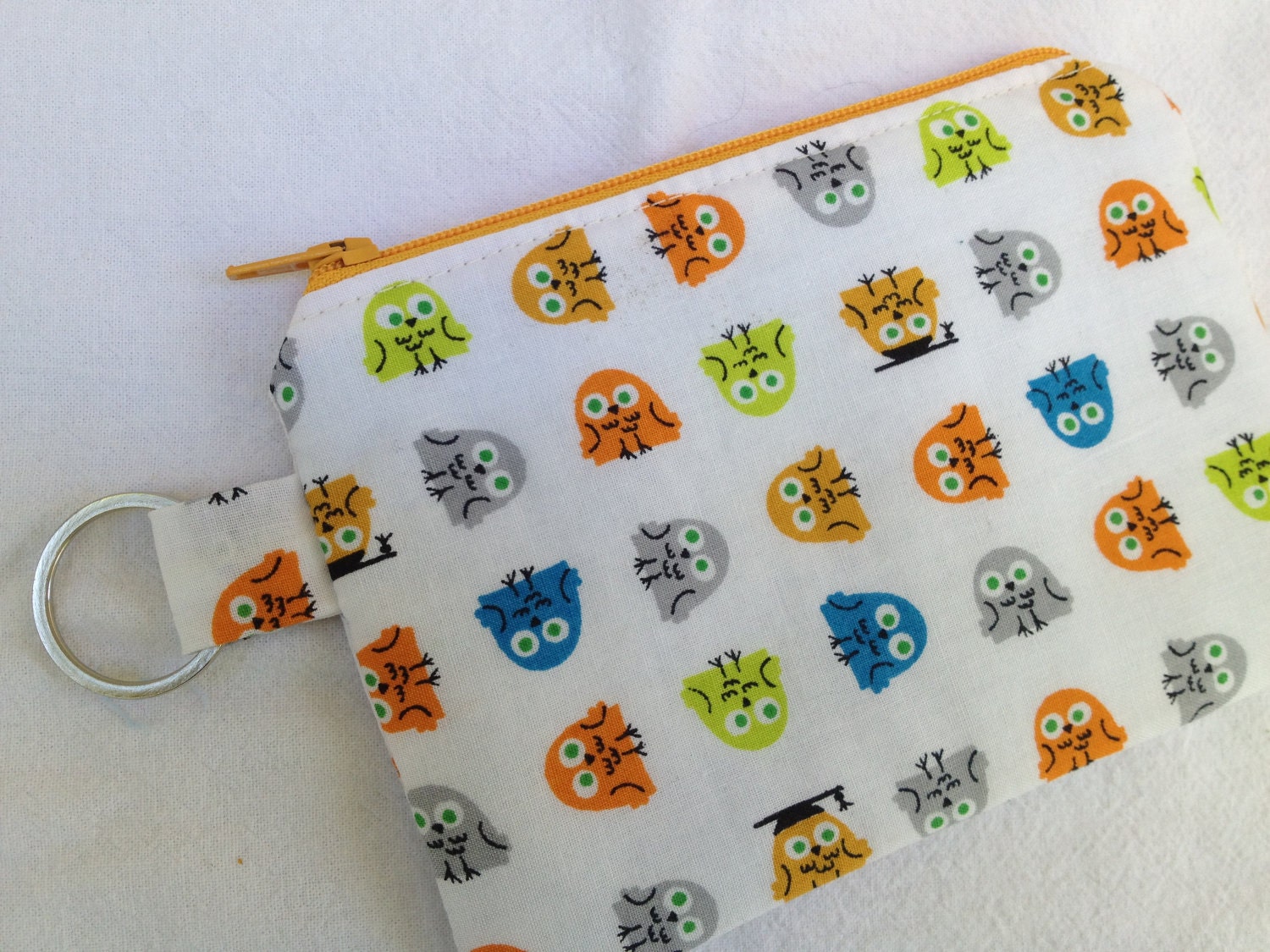 Wise Owls Small Zippered Pouch