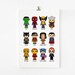 Cute superhero (A) 8x10 art print