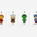 The cute Avengers Art Print 5 x 7 set of 4
