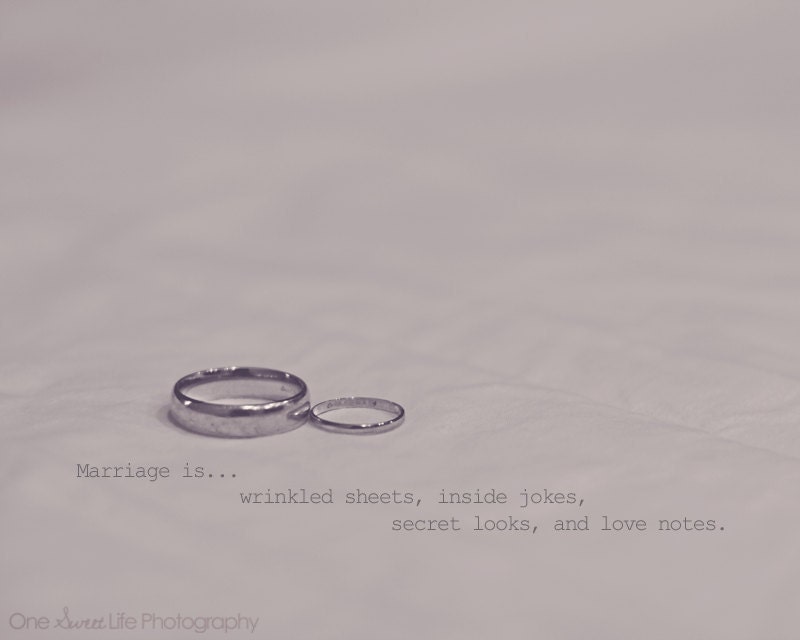 Wrinkled Sheets & Love Notes (8" x 10" Photograph)