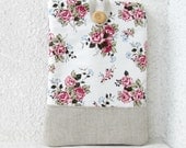Roses iPad case ipad sleeve shabby chic romantic Floral