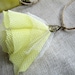 Daffodils, blossom garland, wedding decoration, garden party, spring décor, yellow