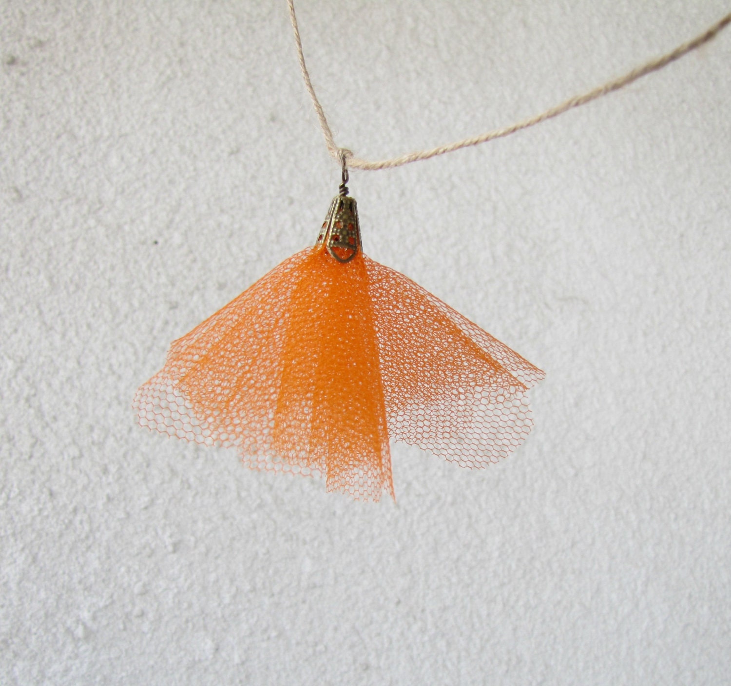 Tangerine tango garland, autumn wedding decoration, garden party, spring décor,