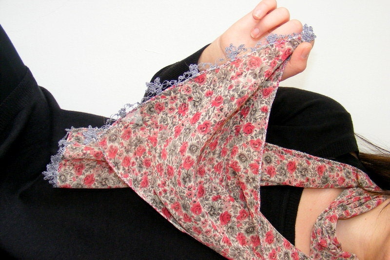 women chiffon scarves, floral,scarf, for woman, fashion accessory, gifts, for her