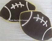 Football Cookies 1 dozen