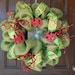 Deco Mesh Christmas Wreath