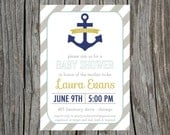 Nautical Baby Shower Invitation Anchor Printable Il_170x135