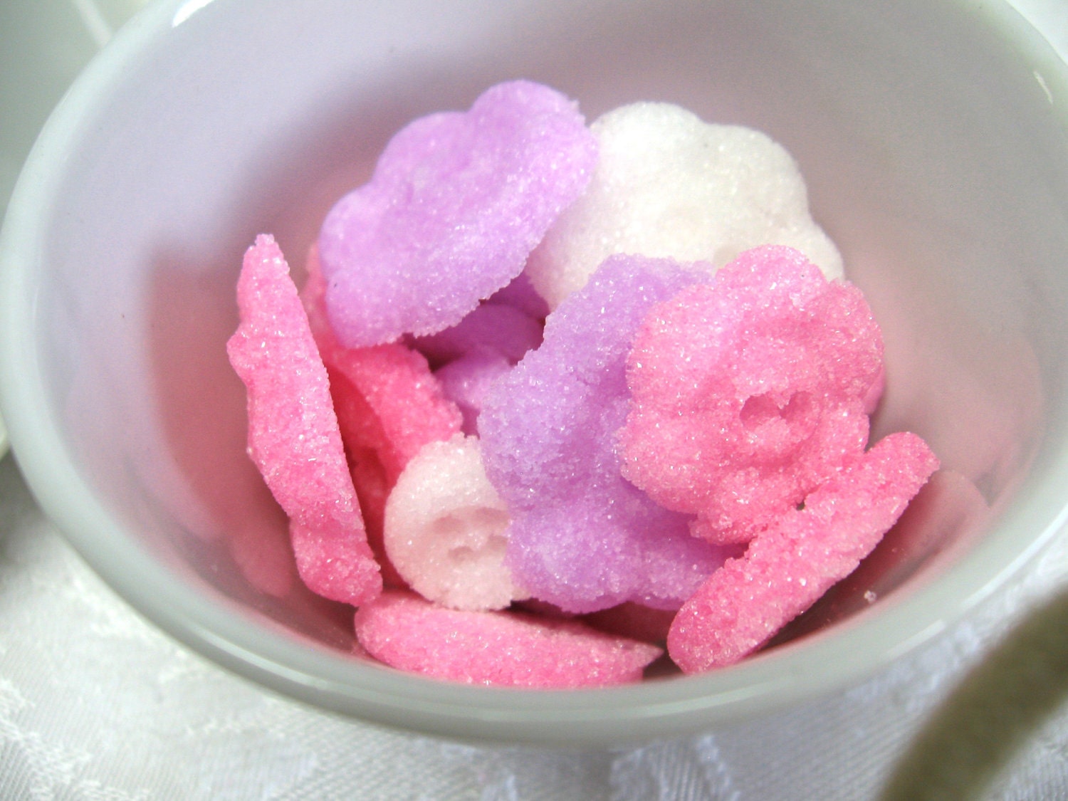 6 Dozen Button Sugar Cubes for Little Tea Parties, Garden Party, Showers, Graduation Embellishments