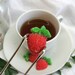 Sweet Treat Strawberry Shaped Sugar Cubes 3 Dozen