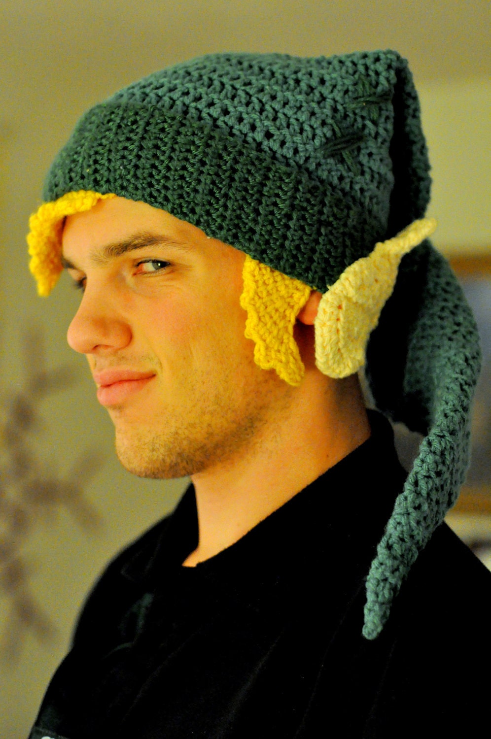 Legend of Zelda Link Stocking Hat with Ears and Hair