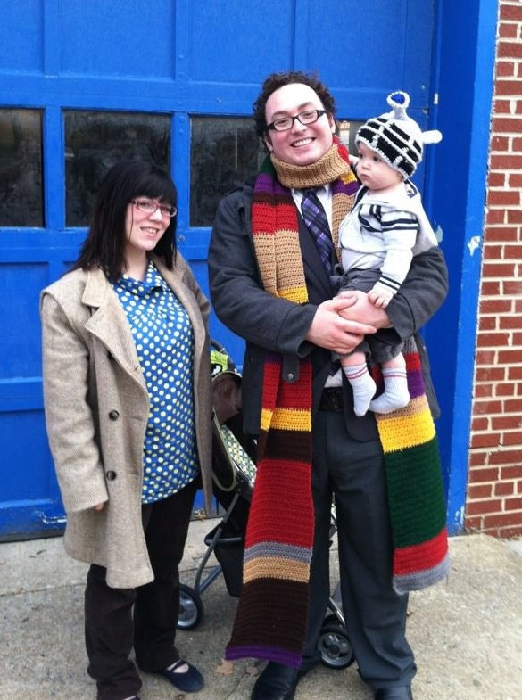 Ready to ship Dr. Who Inspired 15' Super Long Scarf
