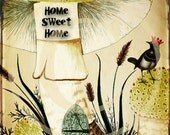 Printable Home Sweet Home Bird - 5 x 7 Digital Download