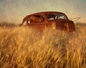 Abandon car 8x10 fine art photography print