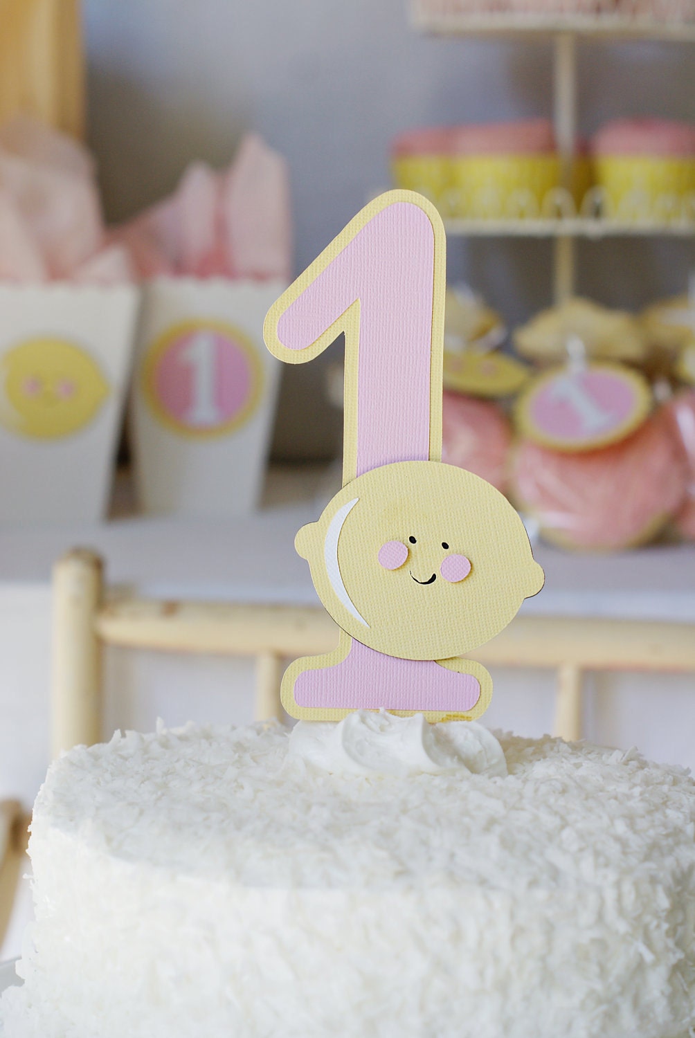 Pink Lemonade Smash Cake Topper Il_170x135