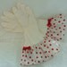 Plain Jane Red Polka Dot Oilcloth Gloves - Latex Free - Not Just for Cleaning (Size Med)