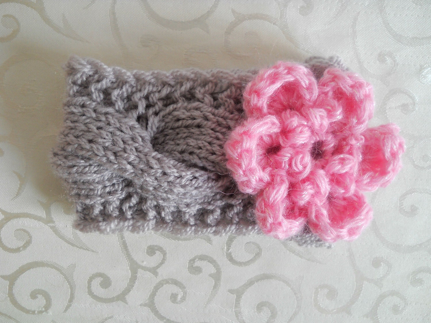 Baby Crochet Headband Newborn Crochet Headband Baby Girl Crochet Headband, Infant Crochet Headband Flower Baby