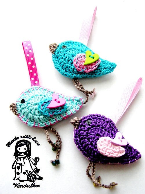 Spring birdie pattern