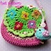 Crochet bag / purse pdf pattern " Birdie purse "