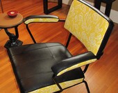 Mid Century Modern Atomic Iron Chair - GREEN Fashion - Re Designed