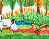 Half Yard Farm Border, Farm Out, P&B Textiles, 100% Cotton Fabric