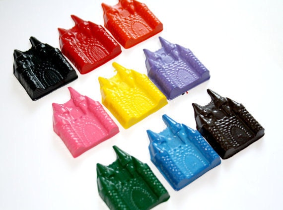 PRINCESS CASTLE Crayons Party FAVORS - Doodle R Us