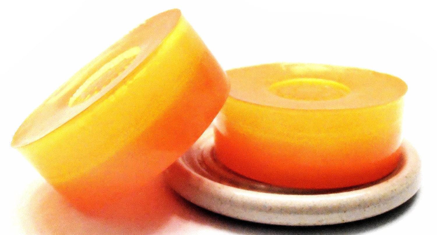 Nectarine Soap - Olive Oil Glycerin Soap - Vegan