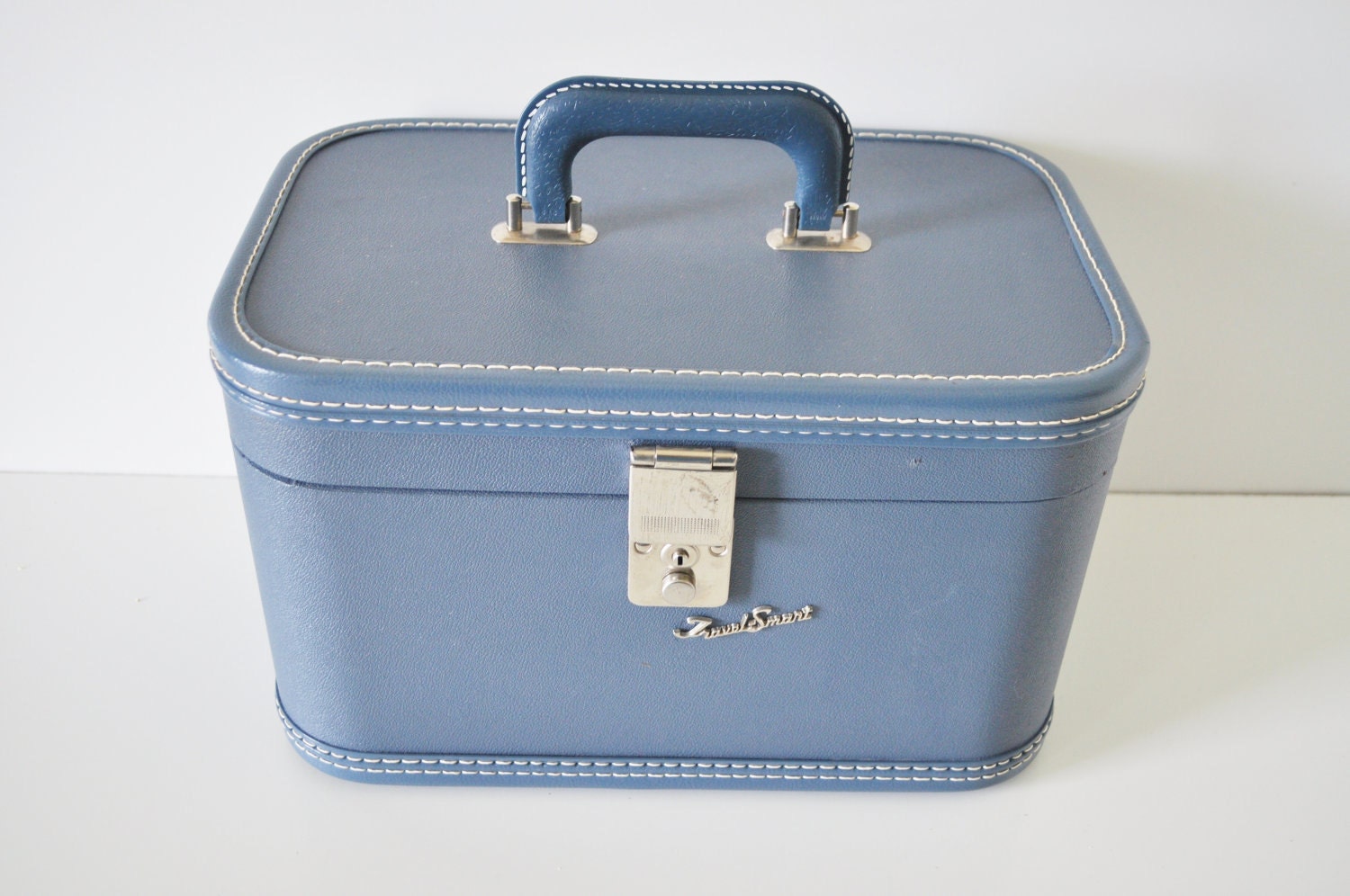 Blue Travel Smart Train Case