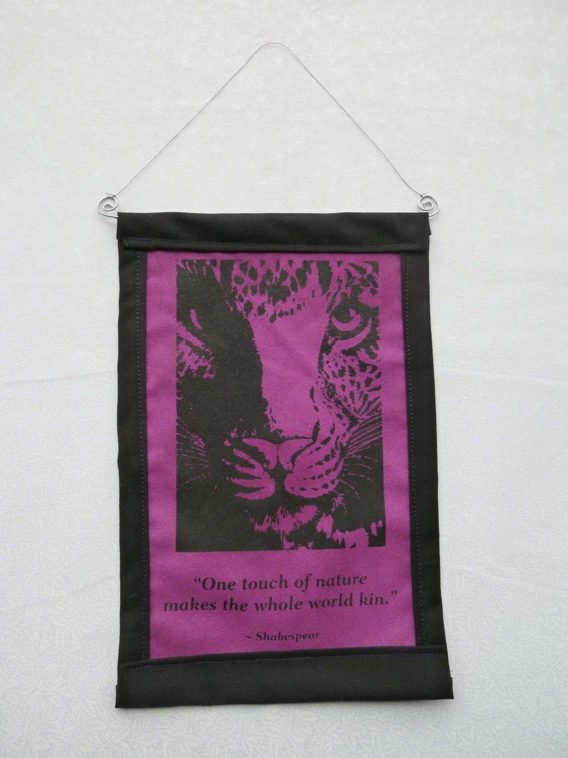 One Touch of Nature - Wall Hanging (Purple)
