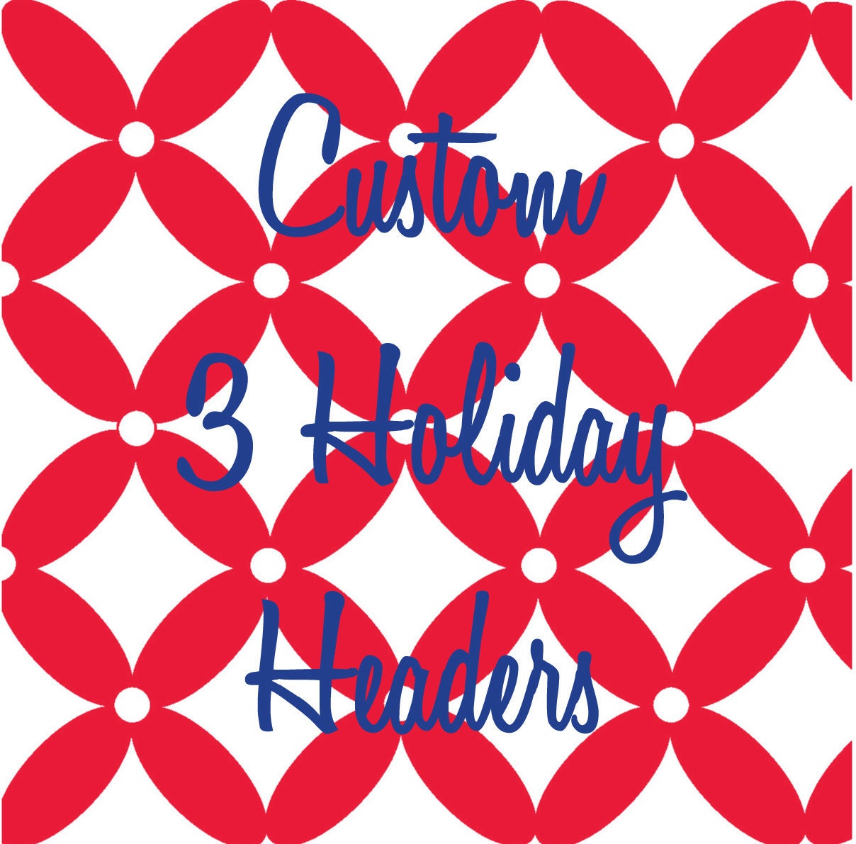 3 Holiday Headers- Halloween, Thanksgiving and Christmas