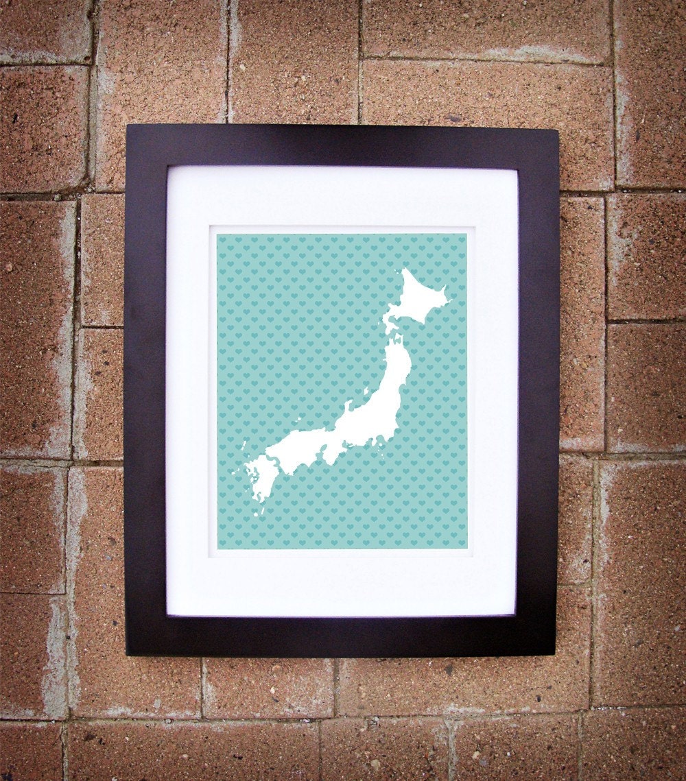Japan Country Print - Printable 8x10