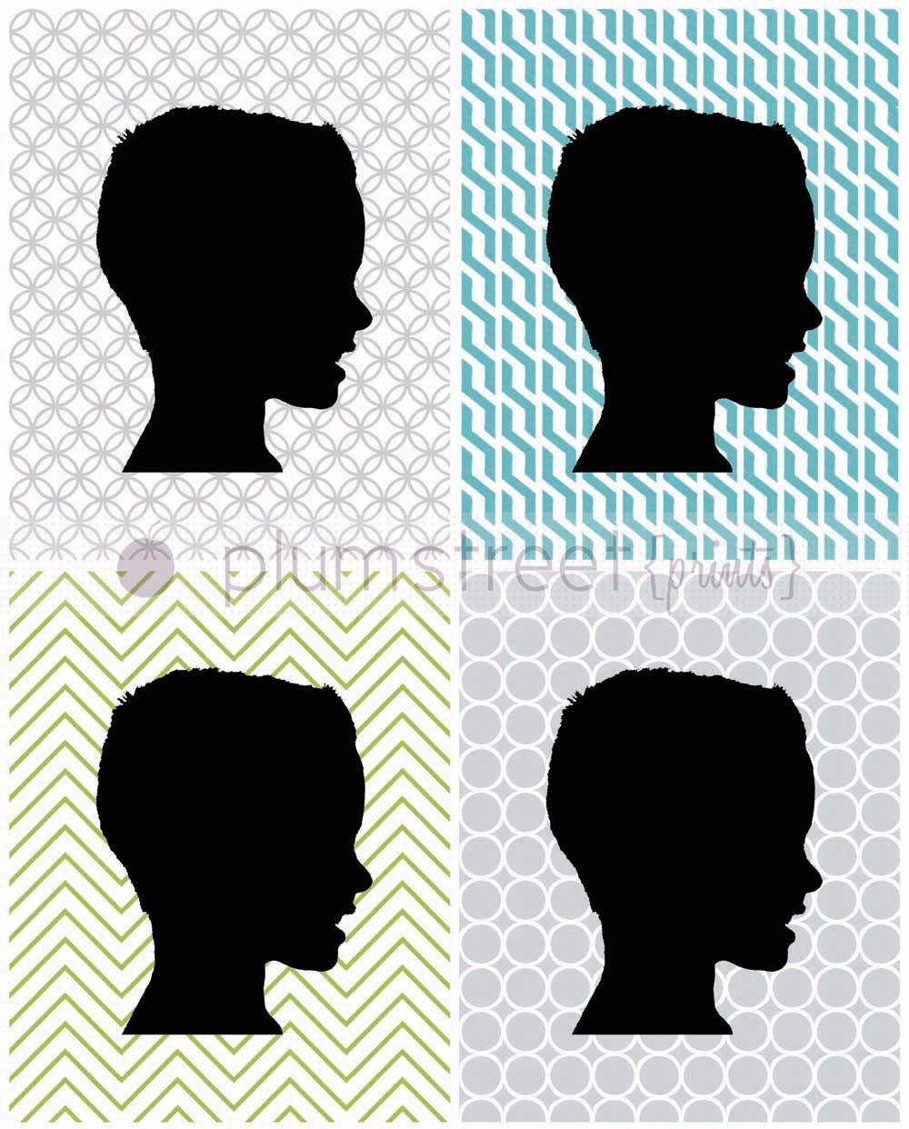 Personalized/Customizable Silhouette Art - 8x10 Printable Art