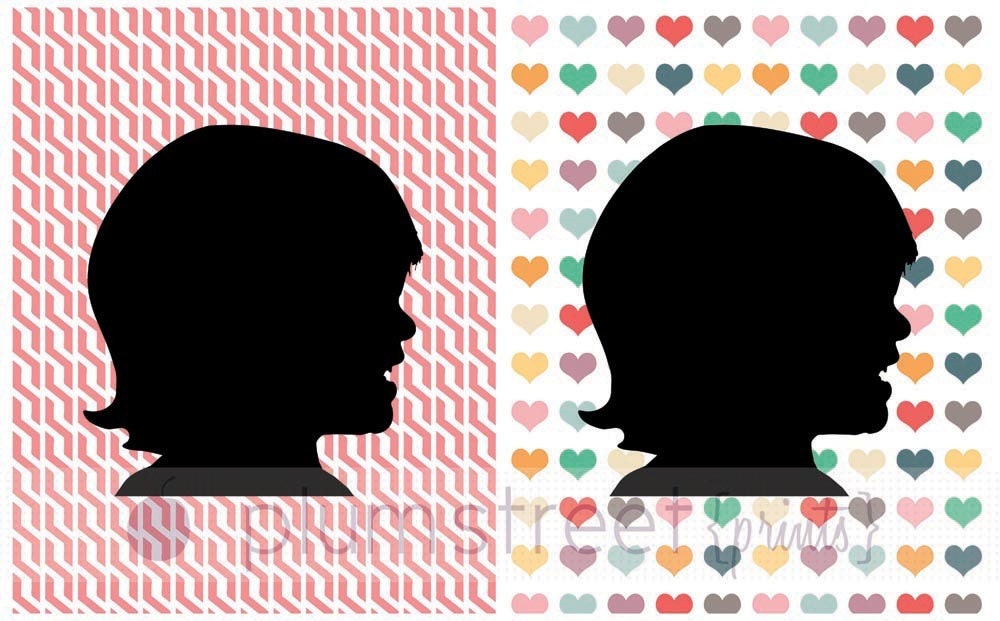 Personalized/Customizable Silhouette Art - 8x10 Printable Art