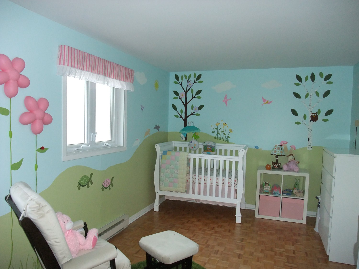 Tree Wall Stencils, Forest Wall Mural for Girls Room Mural, 29 LARGE Forest Wall Stencils