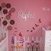 Flower Garden Wall Mural Stencil Kit for Girls or Baby Room