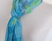 Colorful Cotton Scarf / Loop, Gift, Women, Spring Sale,