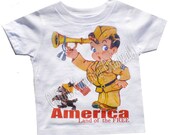 Vintage Childrens 4th of July...American Land of the Free.