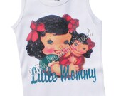 Vintage Childrens tshirt Little Mommy..Buy Original because a copy is not a good as the REAL DEAL....