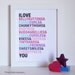 Nursery Art, I Love Belly Buttons, 8x10, Choose Colors, Unframed - BABY TALK MAY 2012
