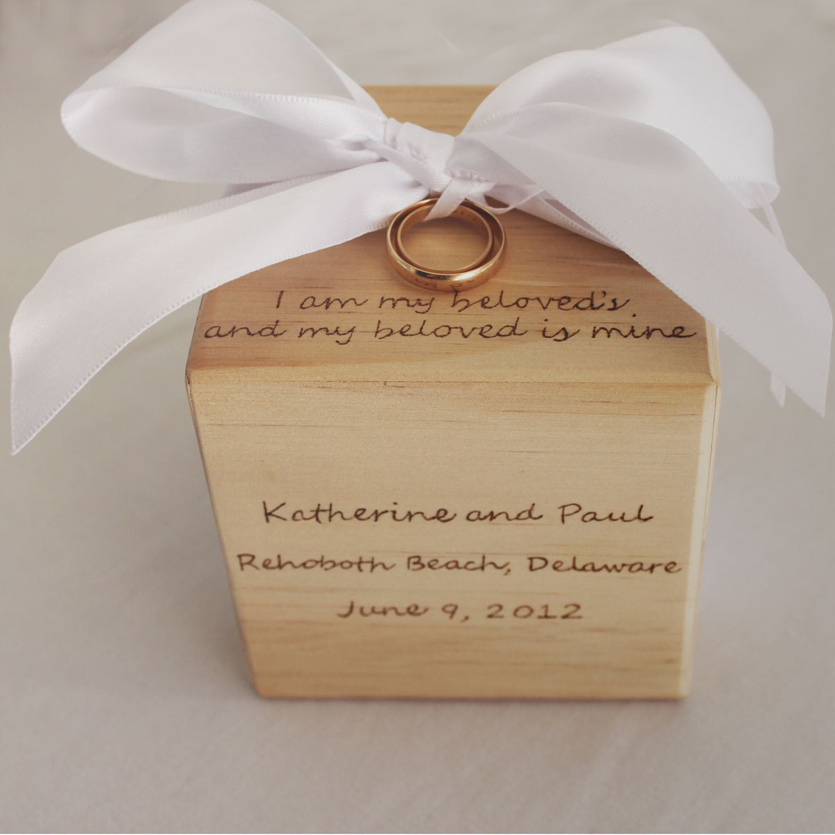 Ring Warming Ceremony --- Ring Bearer Block