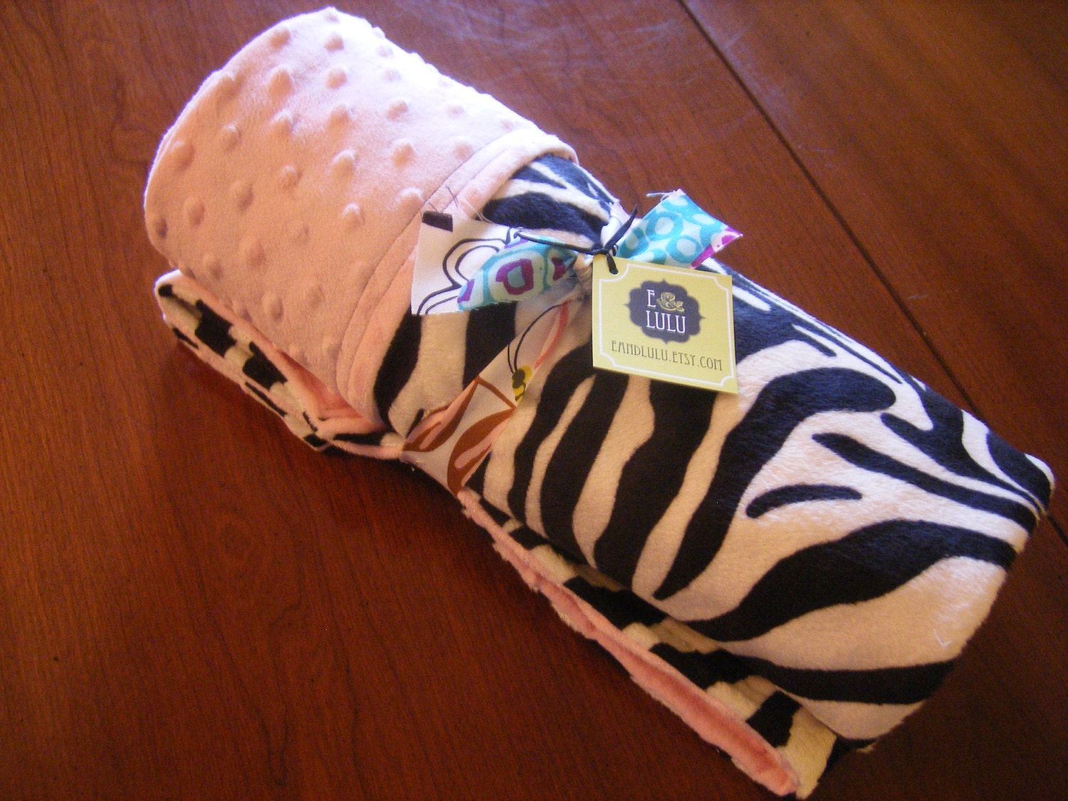 Zebra Minky Blanket
