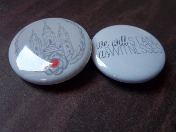 Silver Young Women Medallion Button Pack - 1 1/4 Inch Pinback Buttons