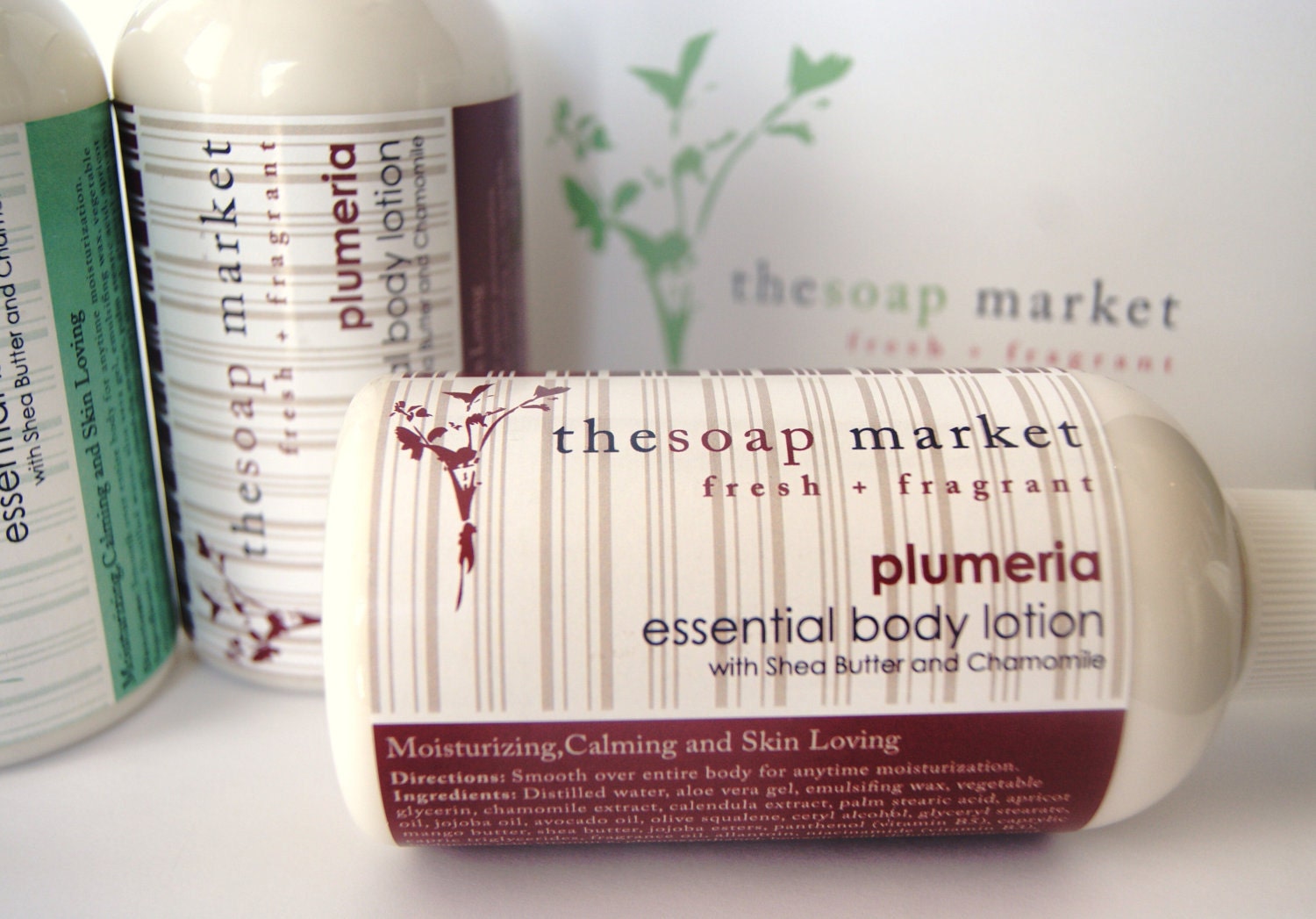 VEGAN Lotion Plumeria with Shea and Mango Butter