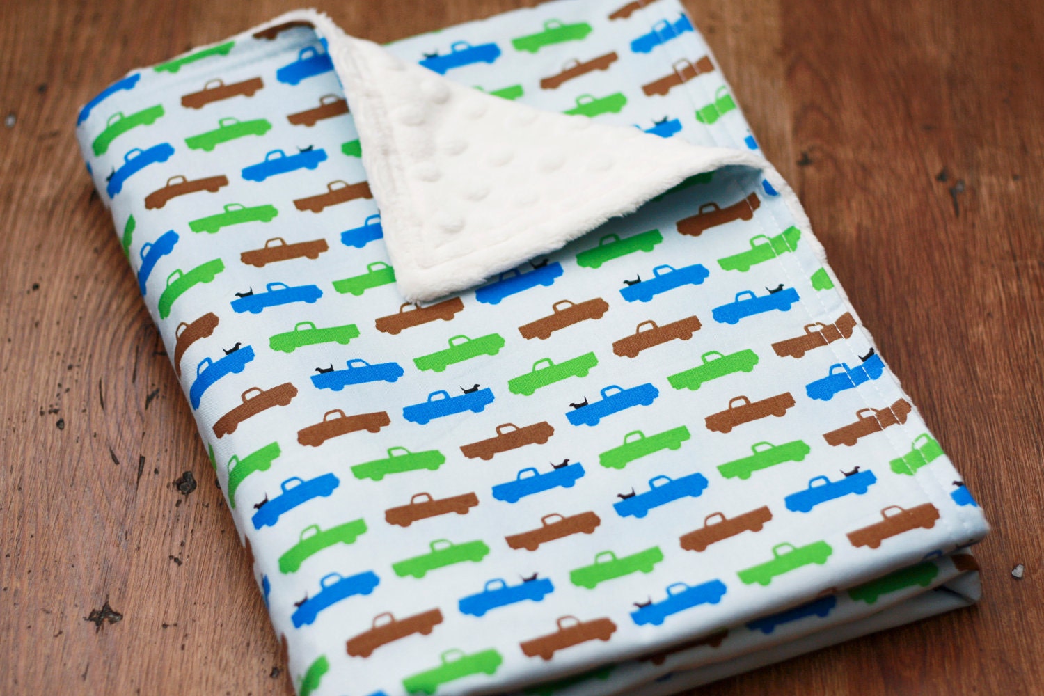 Baby Blanket - Pooches and Pickups